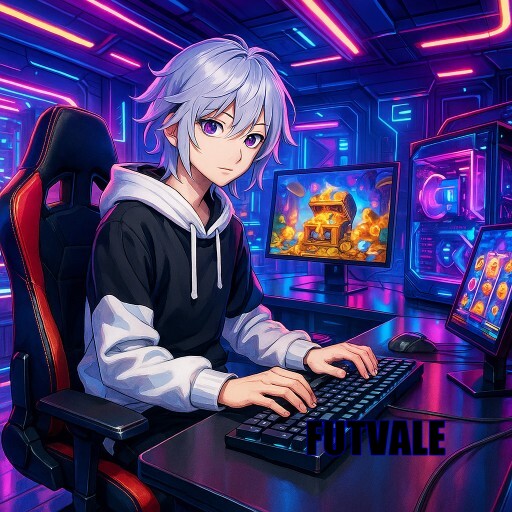 Imagem promocional da FUTVALE mostrando a plataforma e suas vantagens