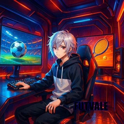 Imagem promocional da FUTVALE mostrando a plataforma e suas vantagens