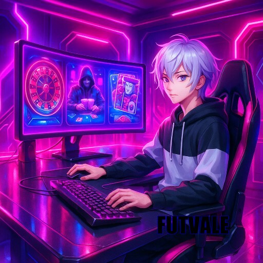 Imagem promocional da FUTVALE apresentando jogos e vantagens da plataforma